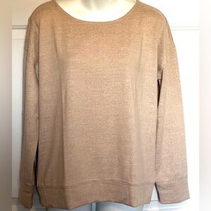 NWT Loft’s Haven Well Within / Women's Tan Soft knit Sweater Size Medium